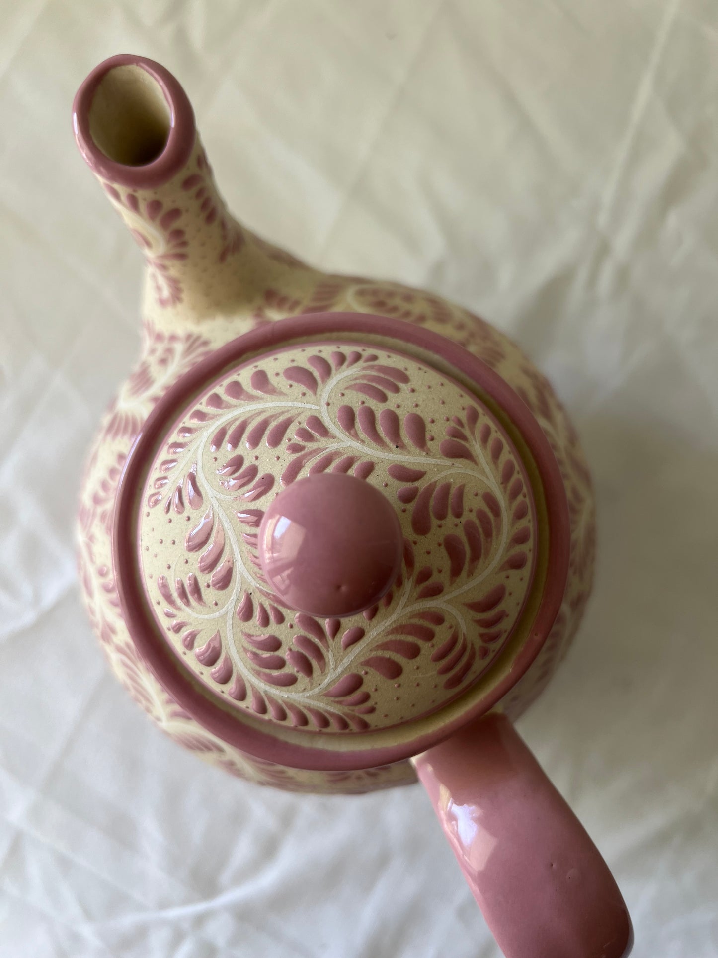 Handmade teapot ceramic
