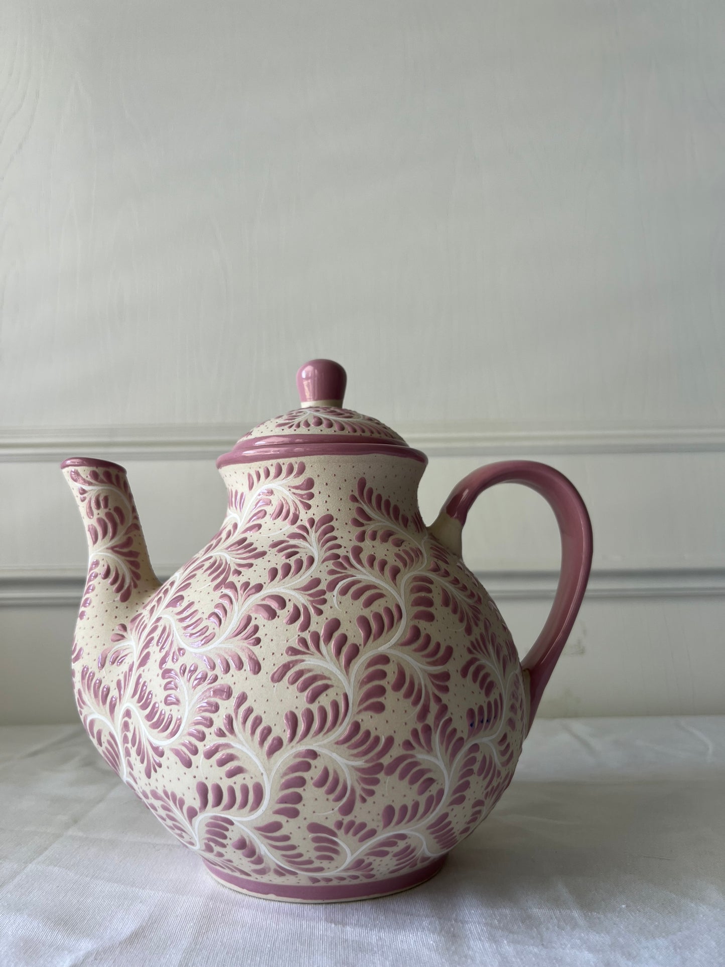 Handmade teapot ceramic