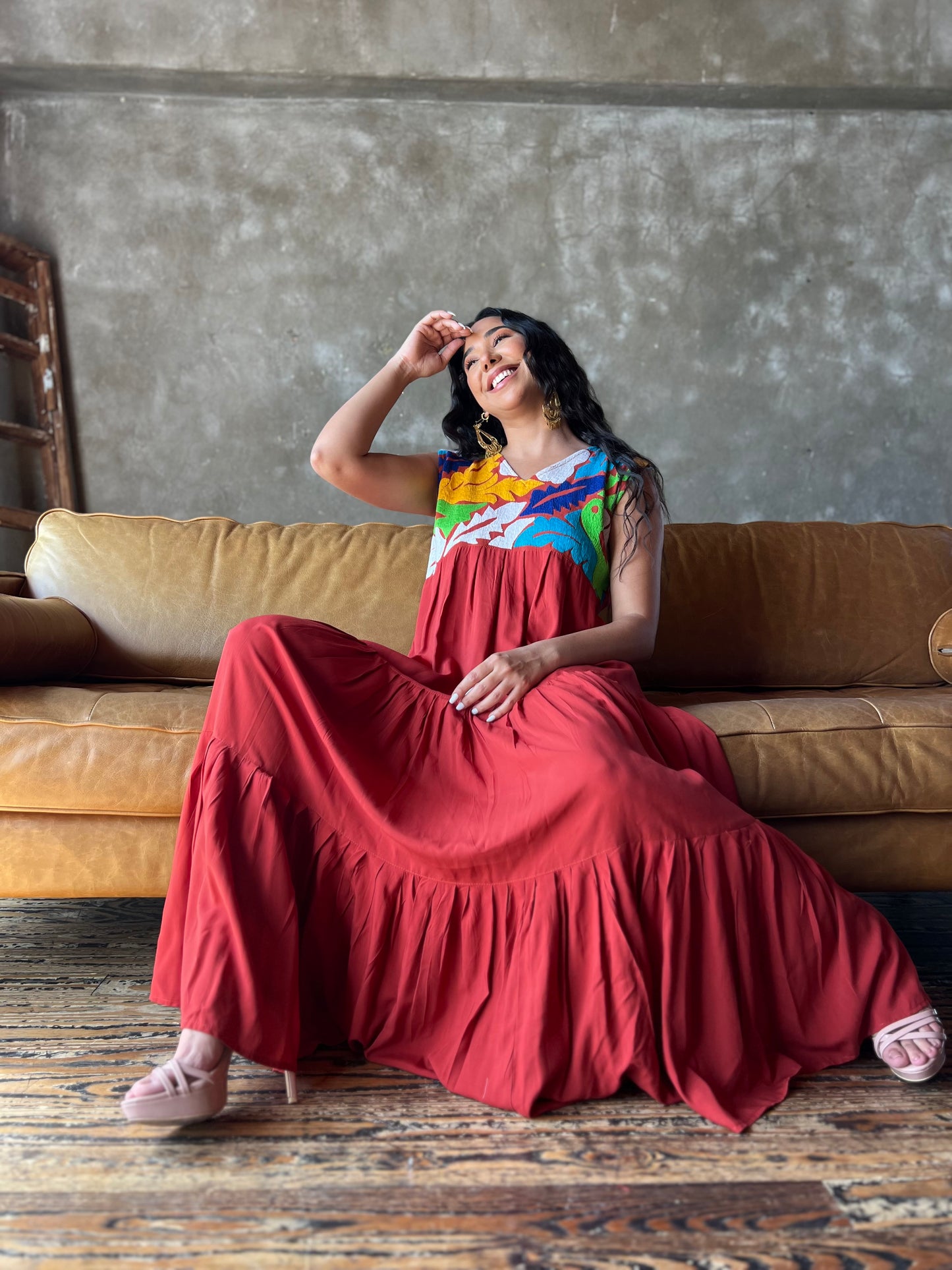 Terracotta dress
