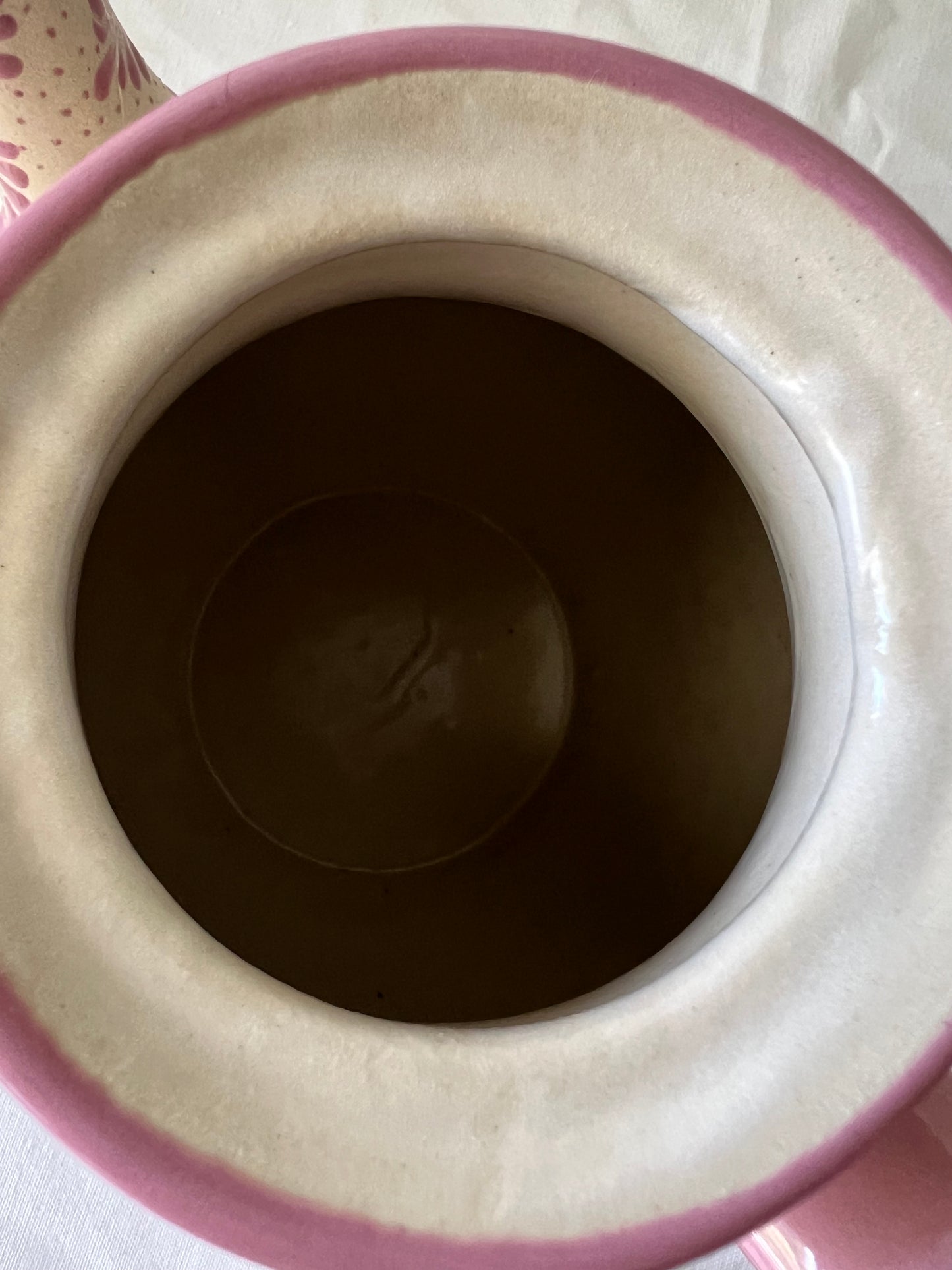 Handmade teapot ceramic