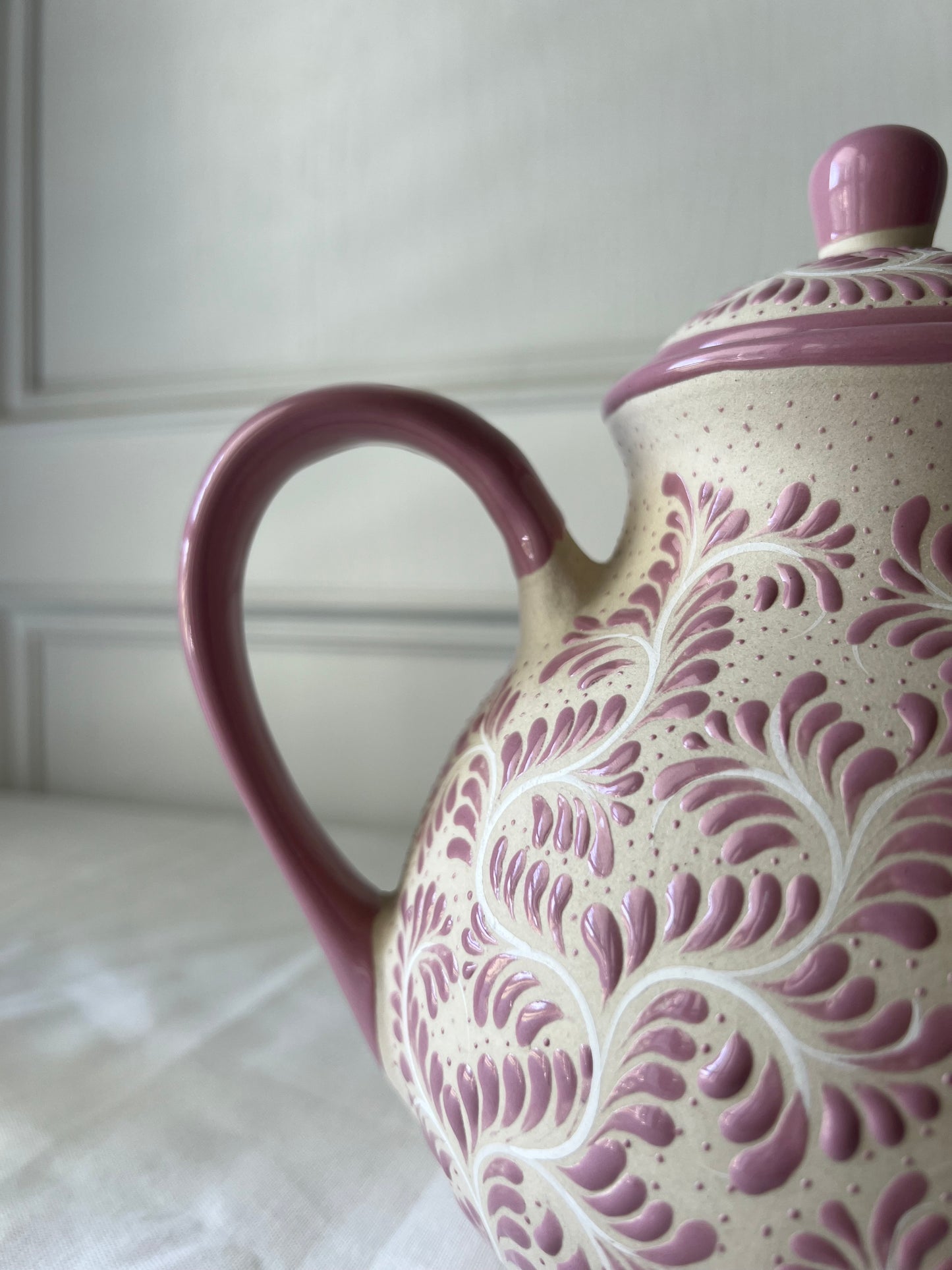 Handmade teapot ceramic