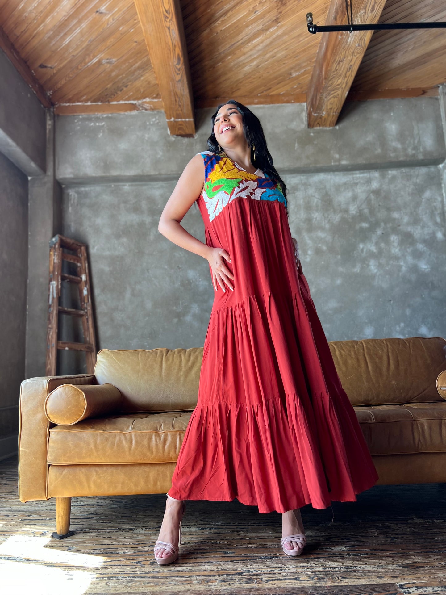 Terracotta dress