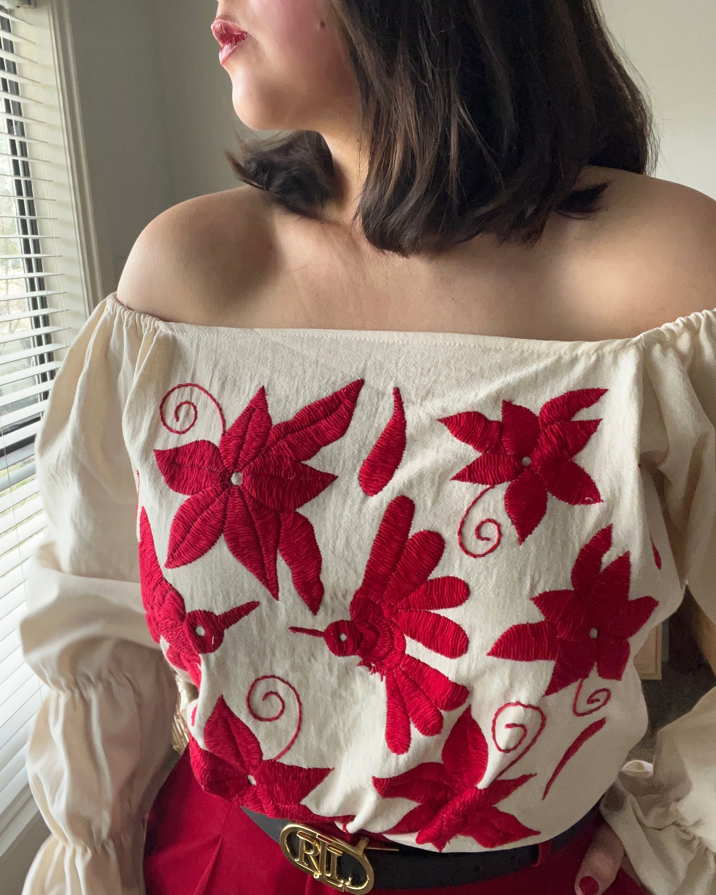 San Valentin Otomi Blouse