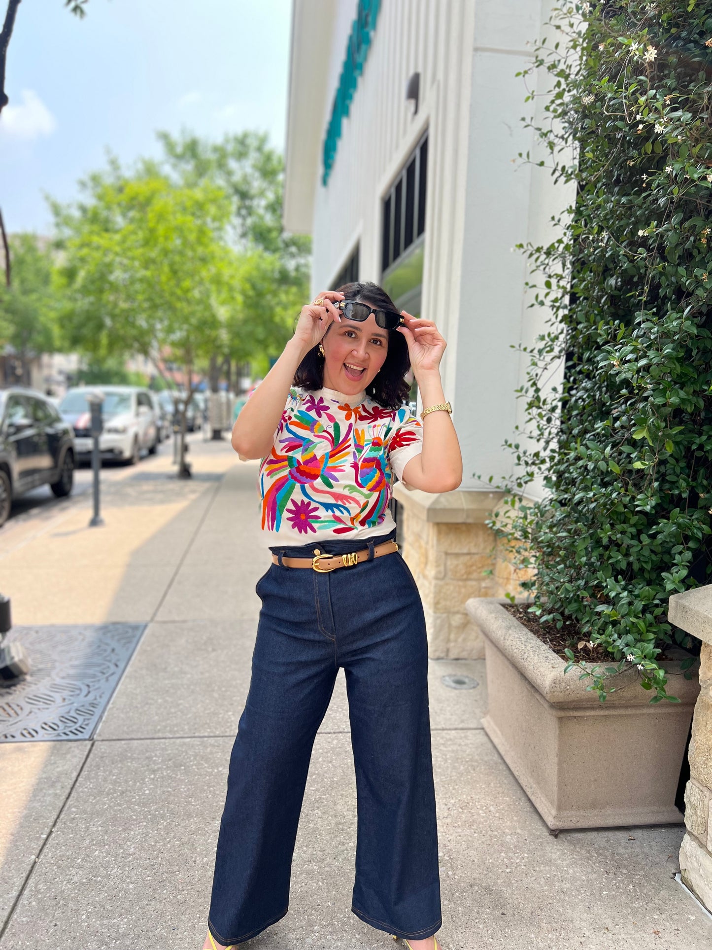 Pre order multicolor embroidery -Otomi blouse