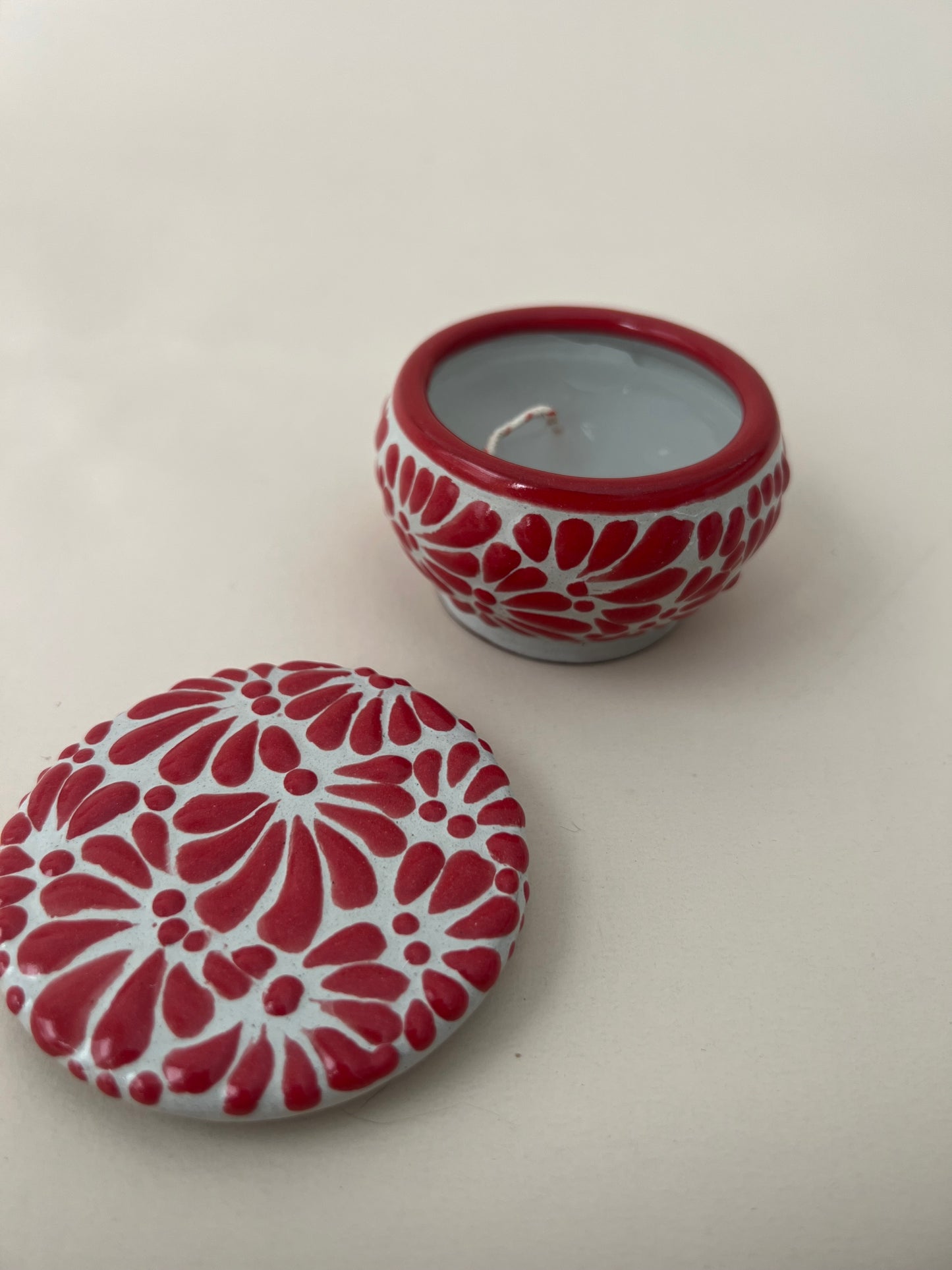 Talavera Candle