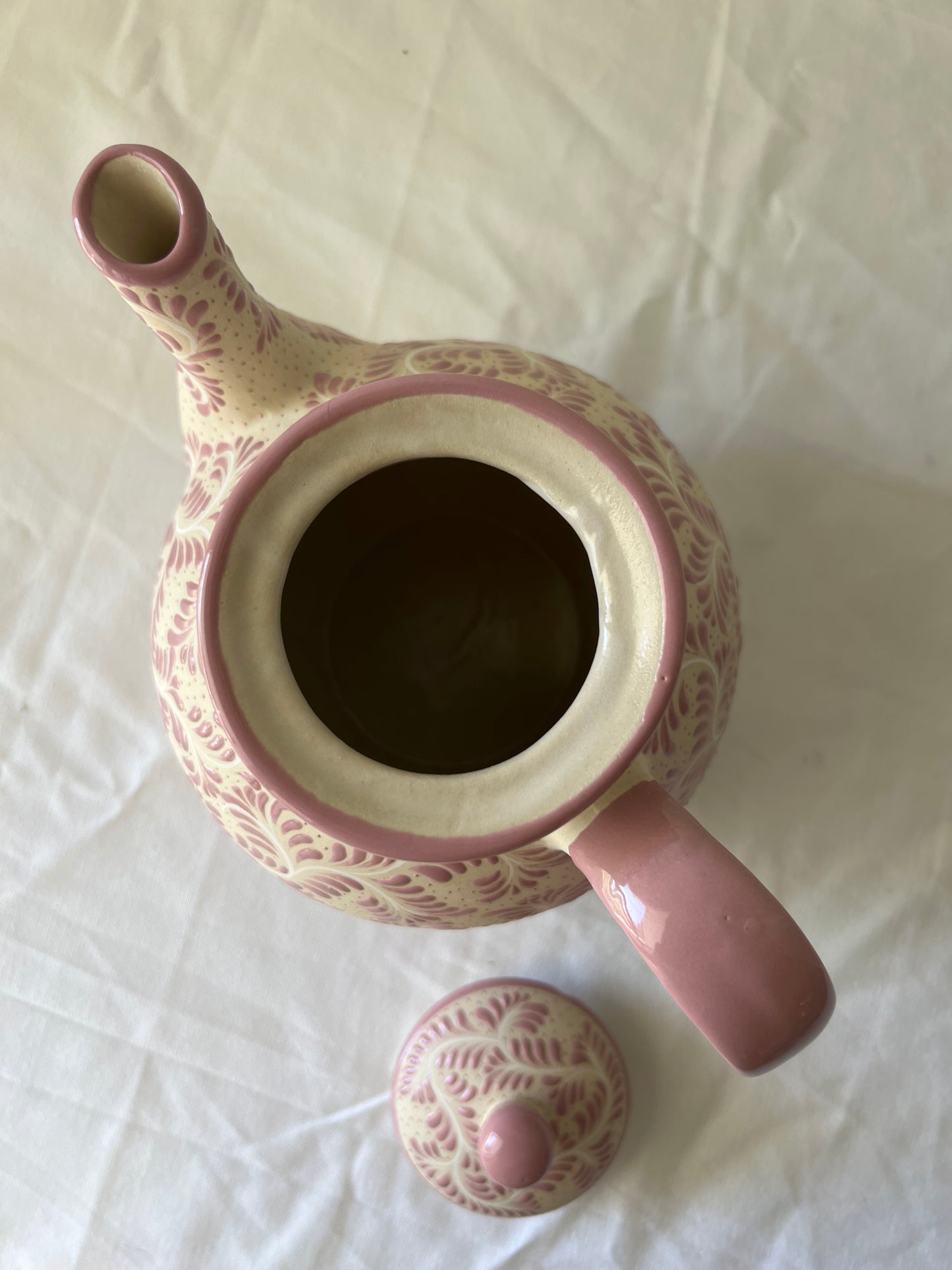 Handmade teapot ceramic