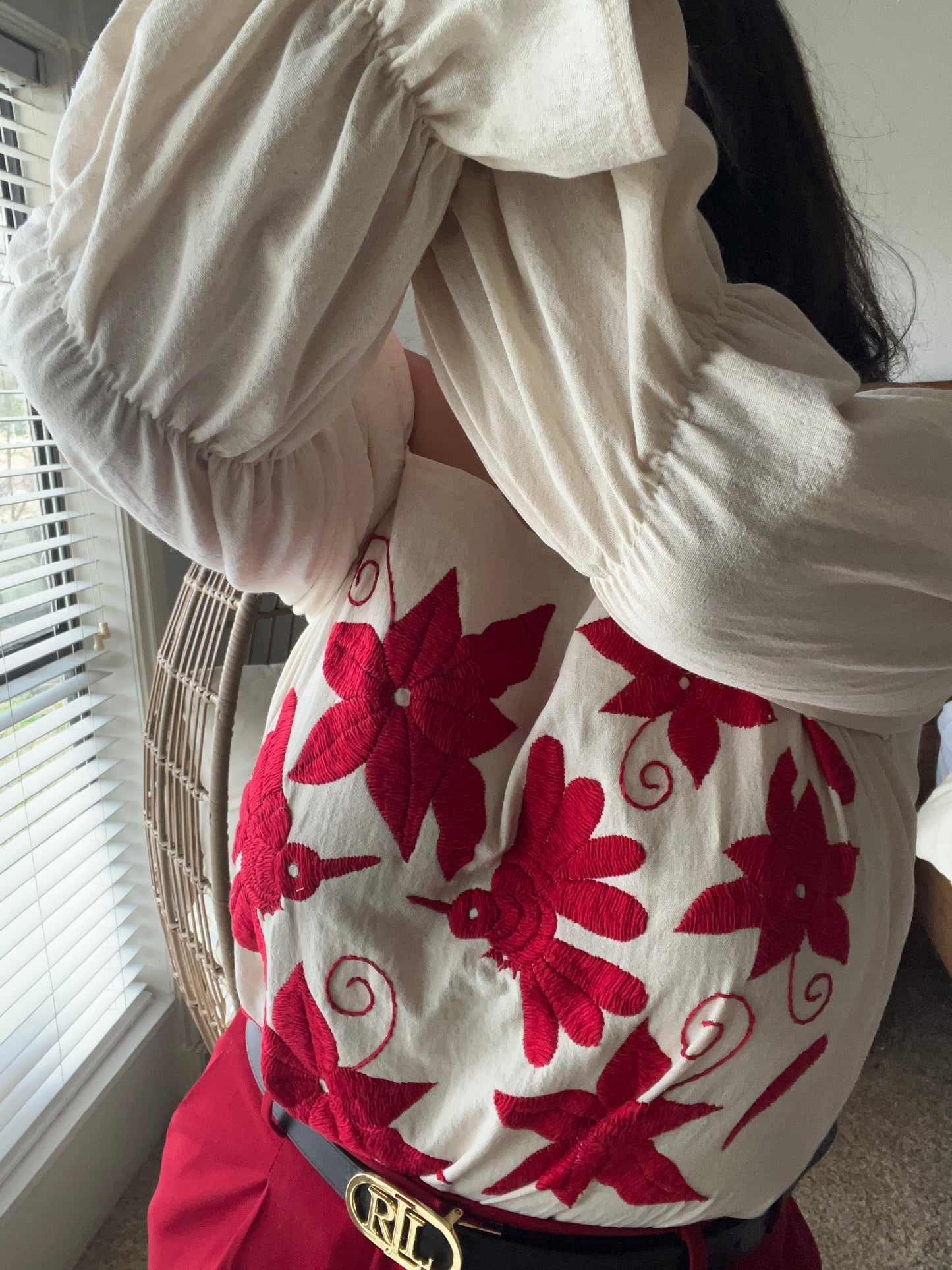 San Valentin Otomi Blouse