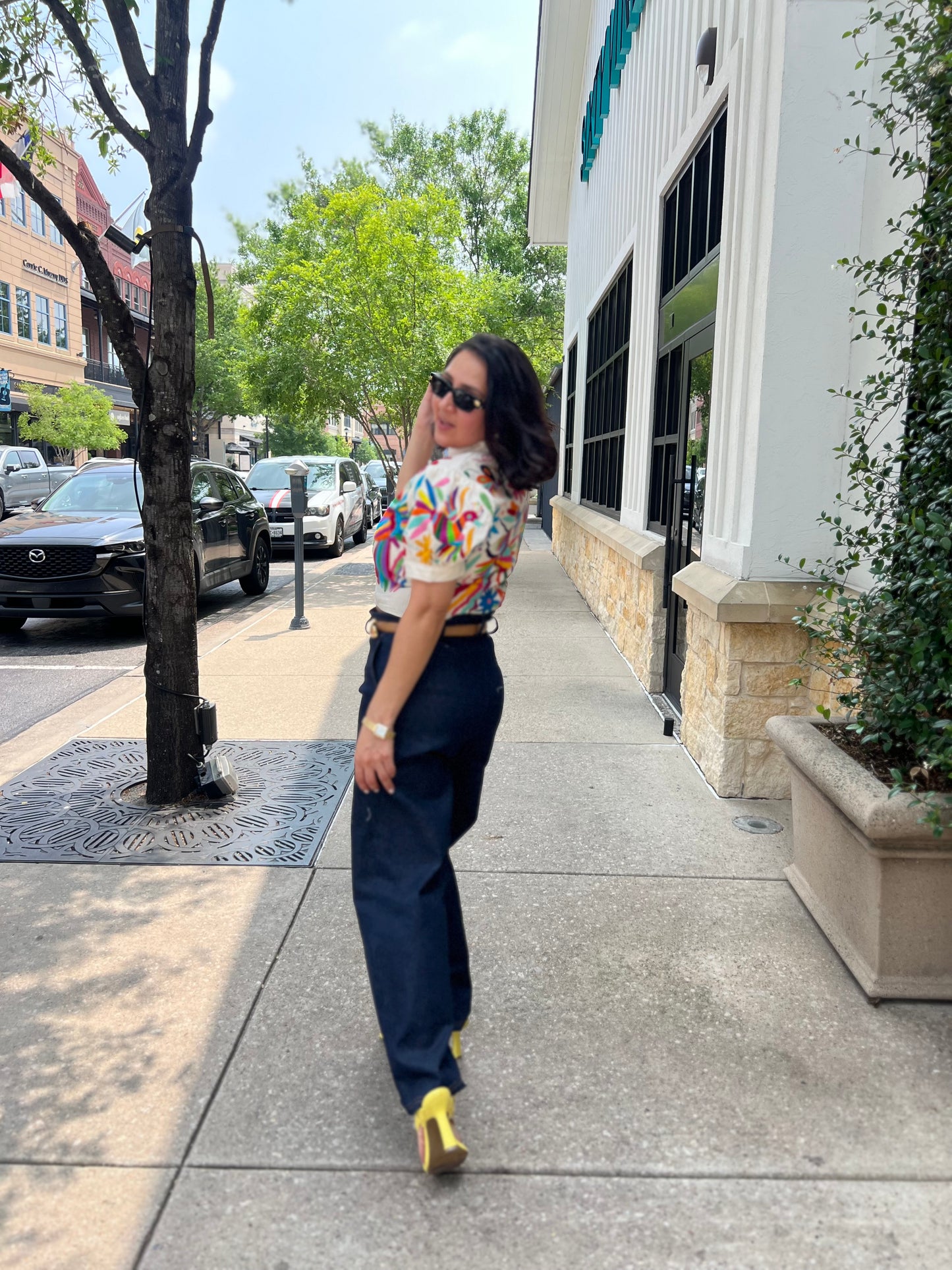 Pre order multicolor embroidery -Otomi blouse