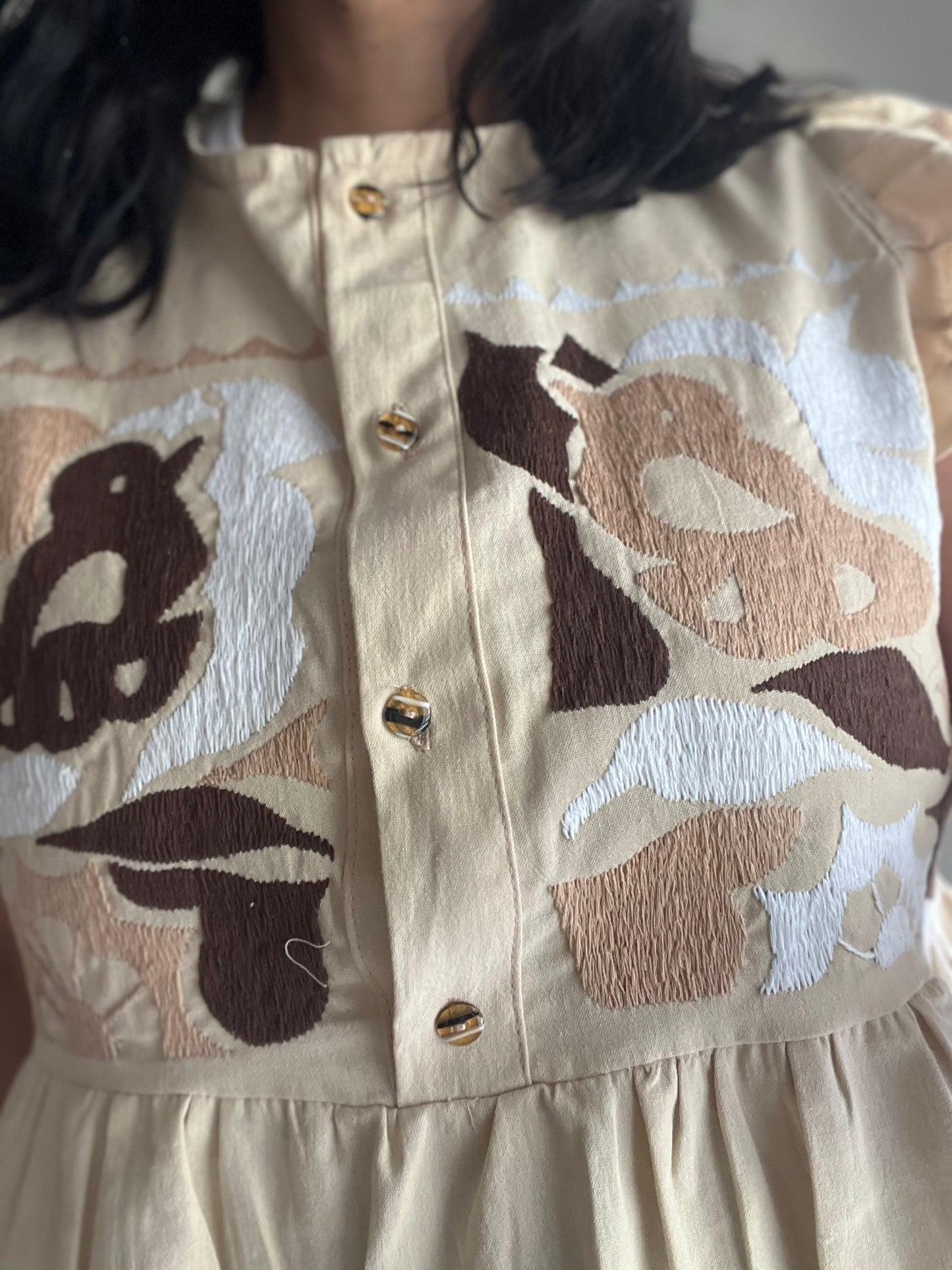 Beige -Jalapa blouse