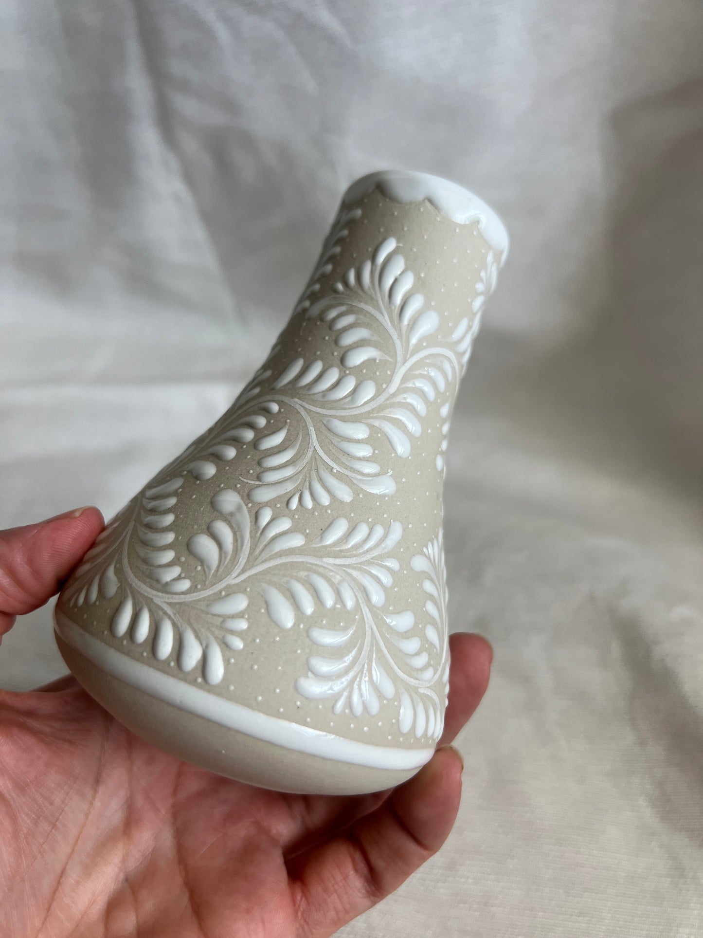 Clay chimenea