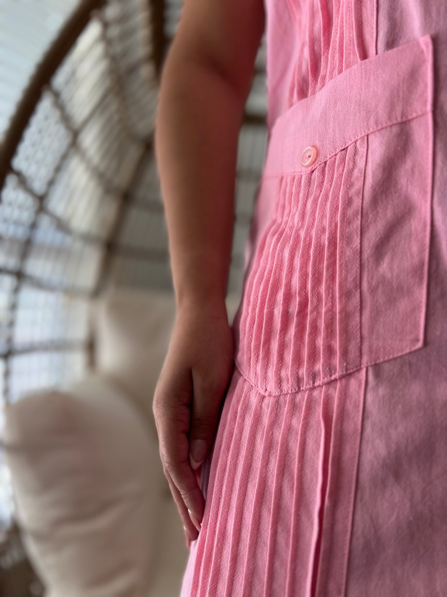 Guayabera dress