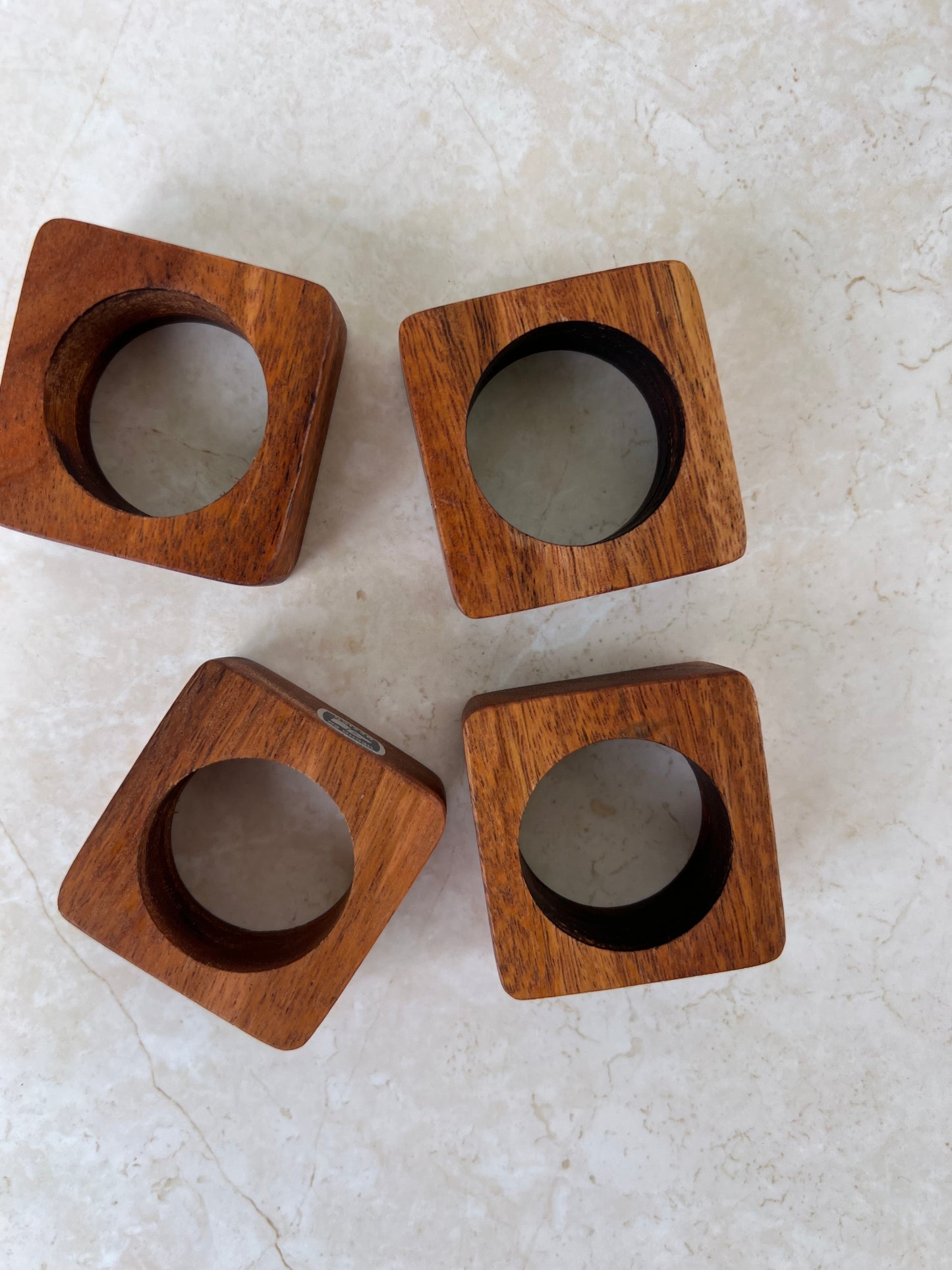 Wooden napkin ring