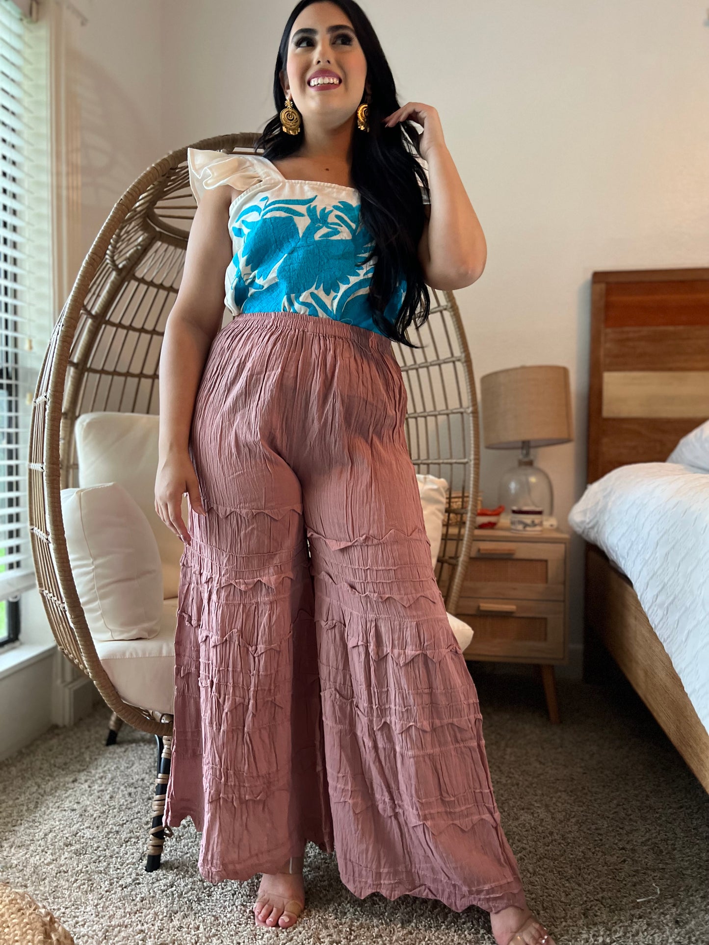 Boho chic pants