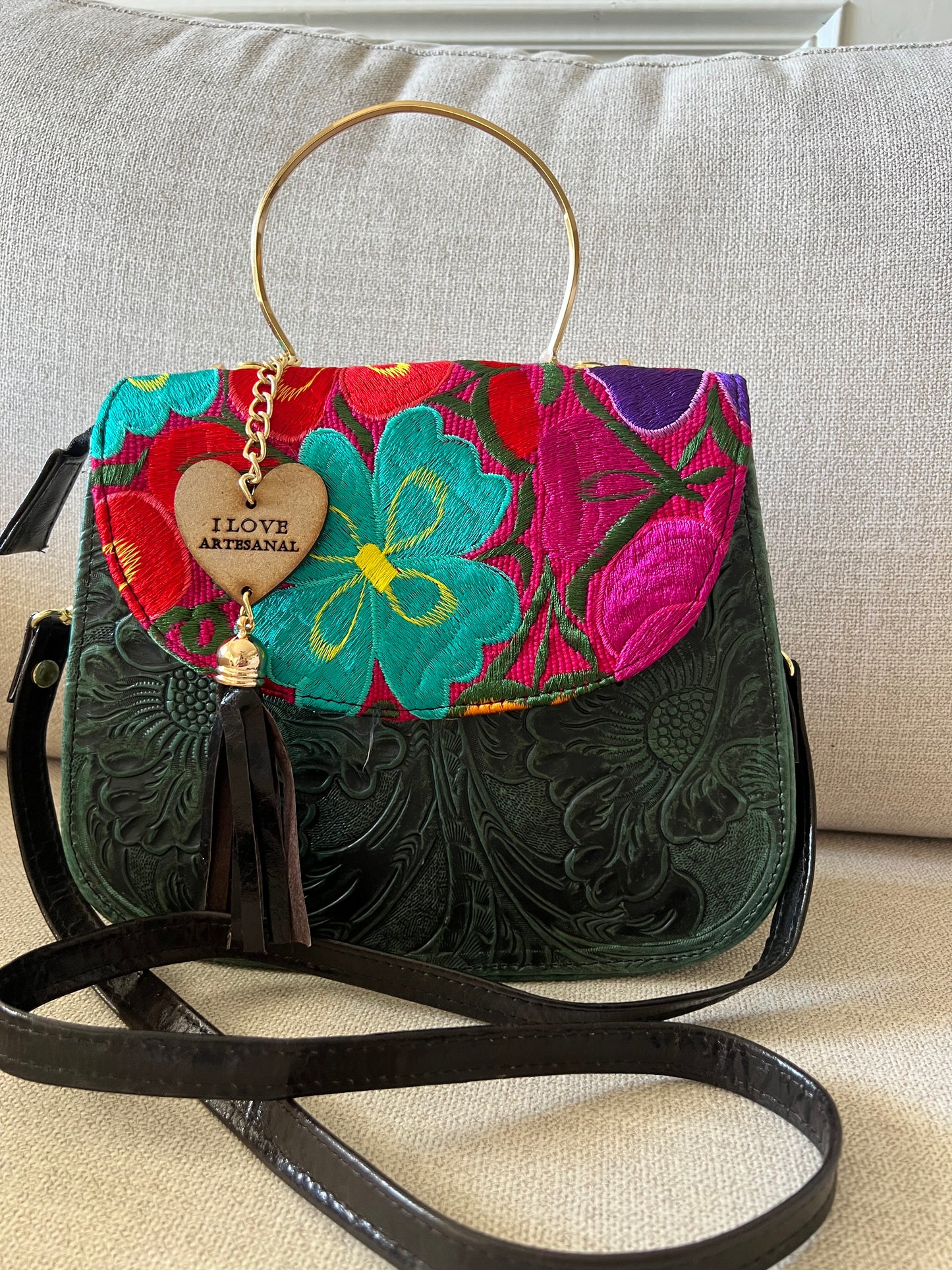 Flores-cincelado bag