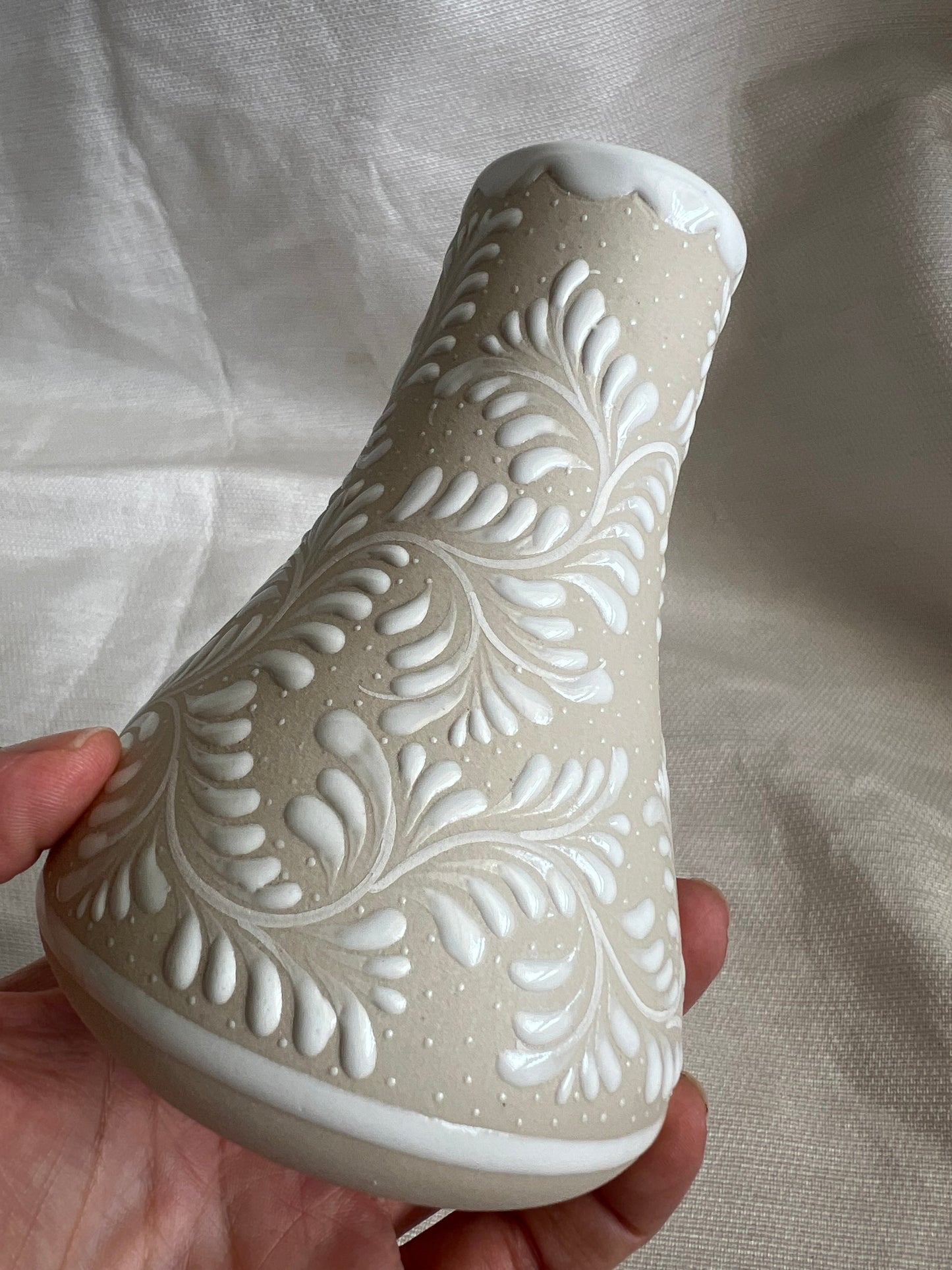 Clay chimenea