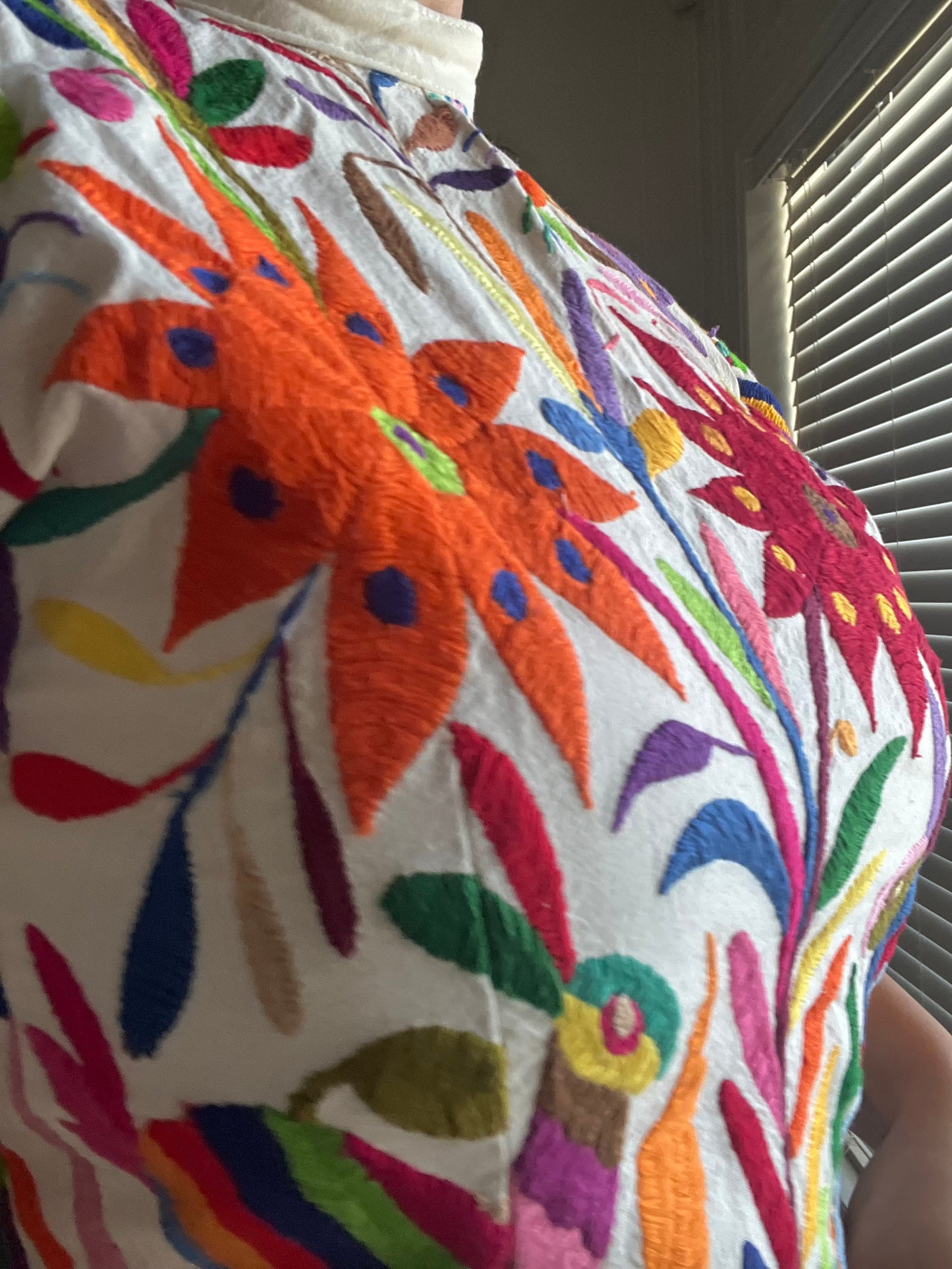 Preorder multicolor embroidery -Otomi blouse