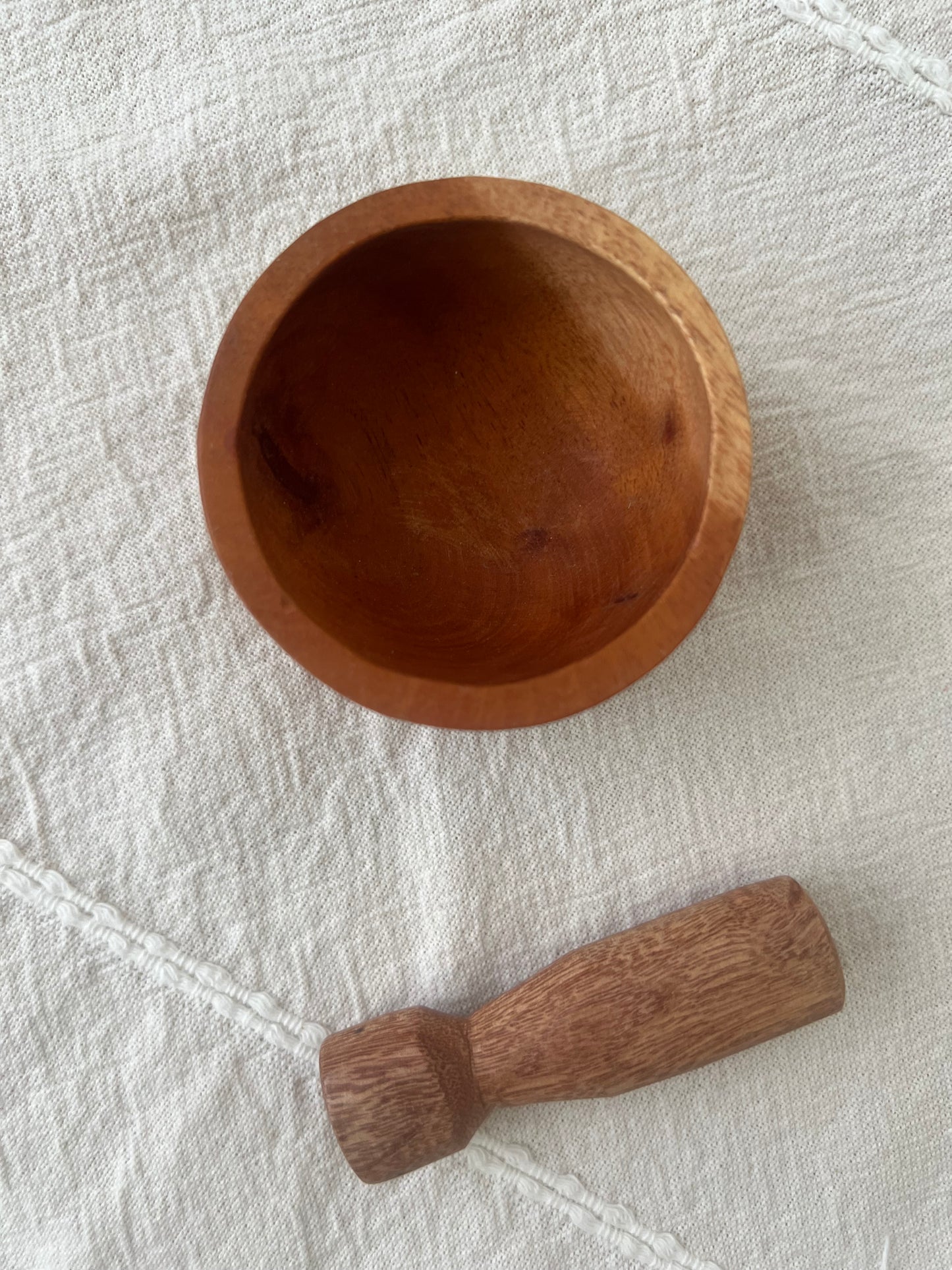 Small Wood Mortar