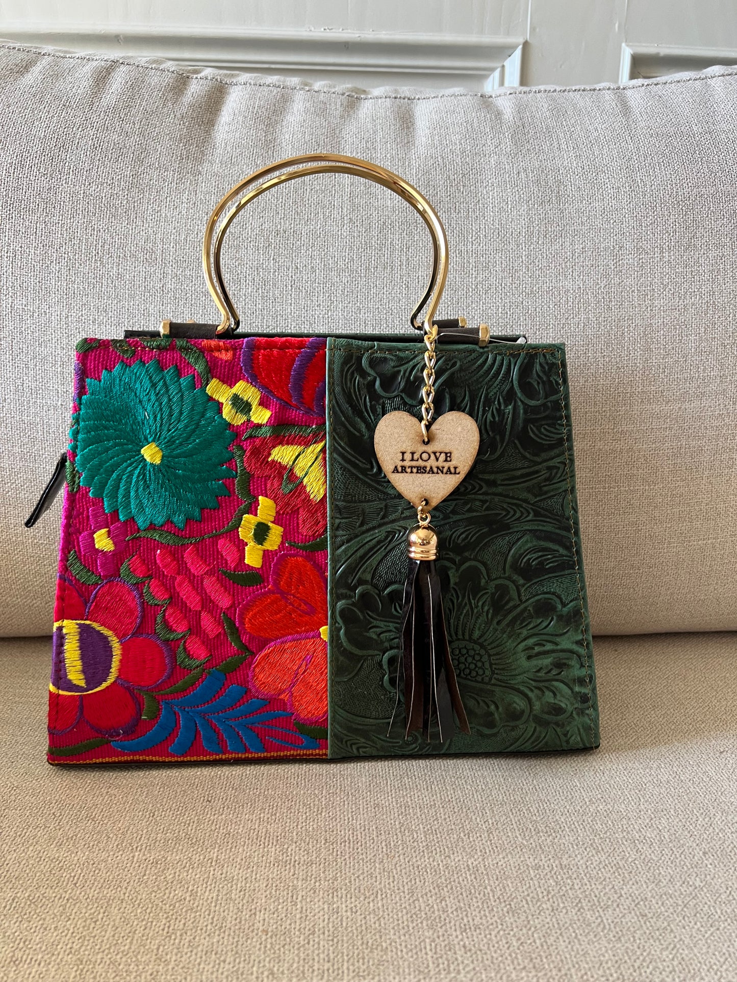 Flores-cincelado bag