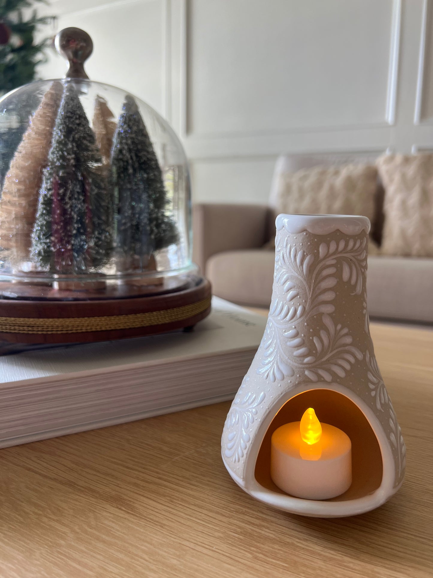 Clay chimenea