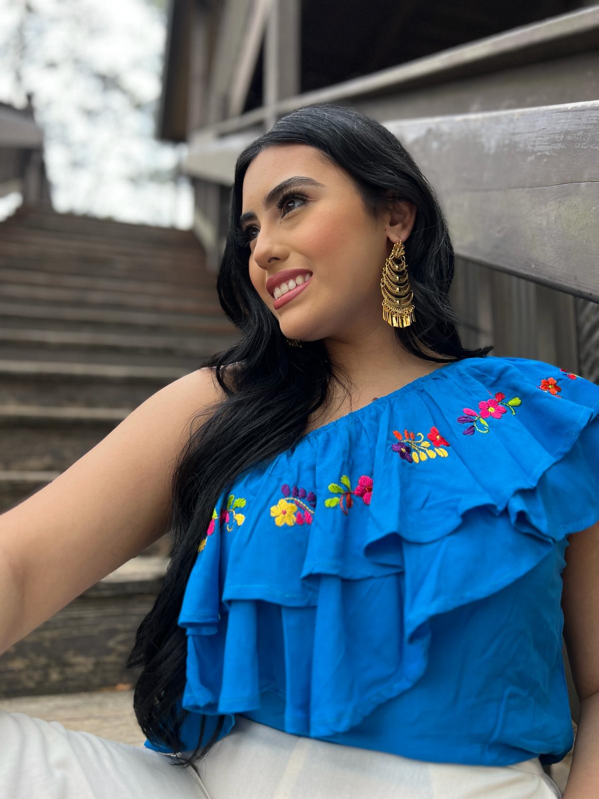 Of shoulder blouse