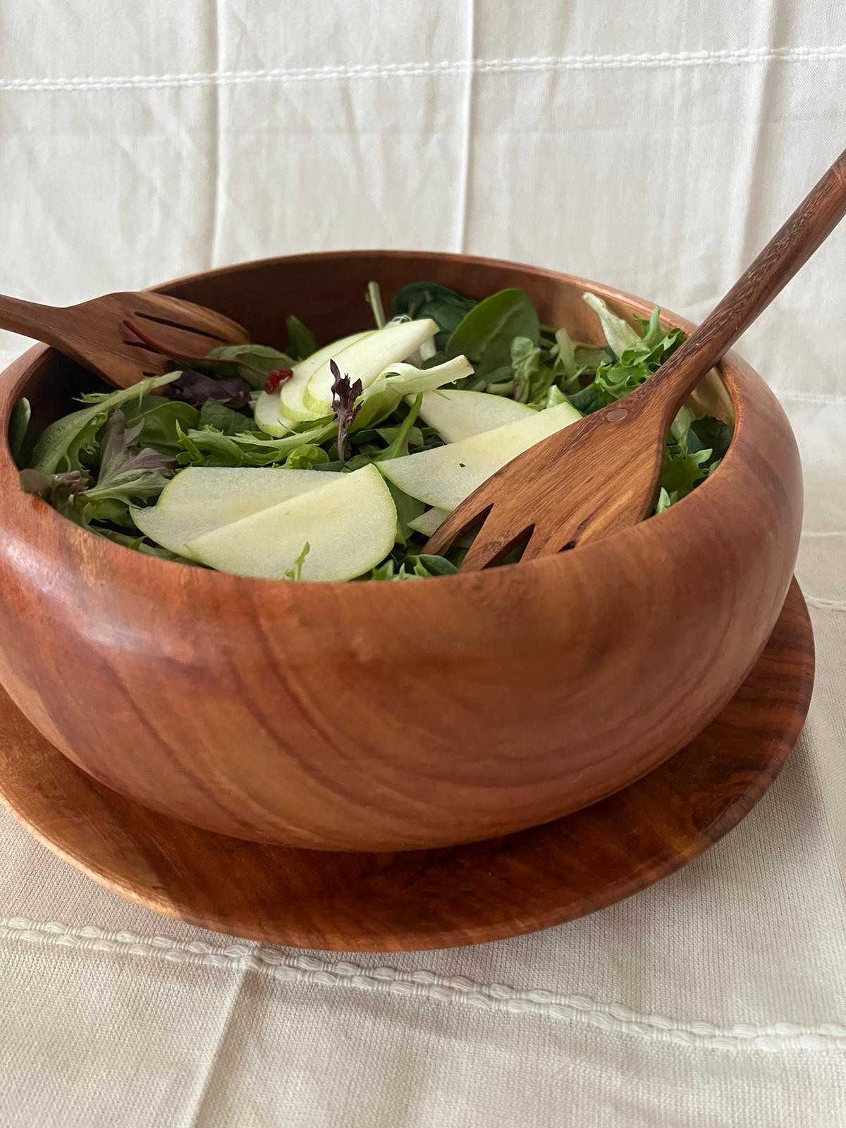 Guamuchil Wood Salad Bowl